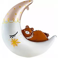 Шар Фигура Полумесяц с медвежонком